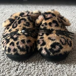 Kate spade cheetah print slippers